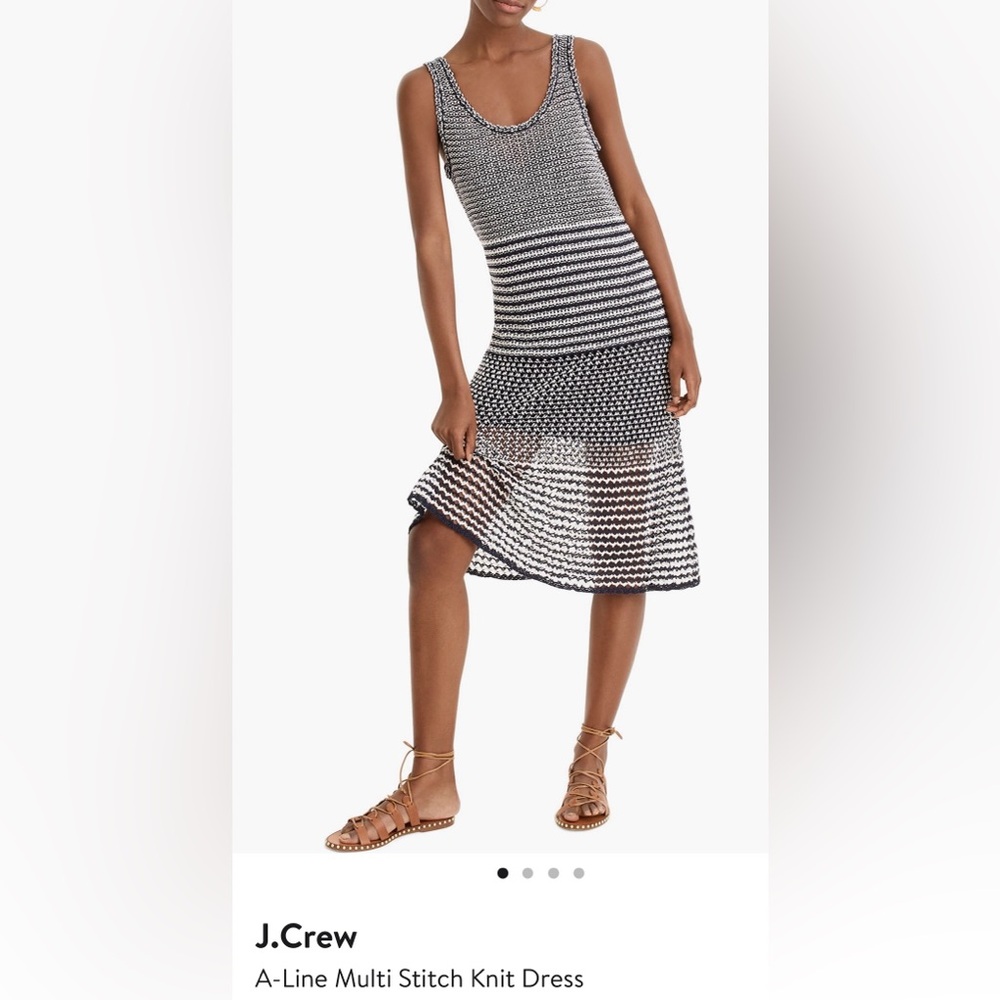 J.Crew Striped Knit Dress